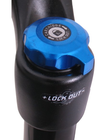 Federgabel Spinner 29" 1 1/8" mit lock-out - ahead  - PM disc - Mattschwarz