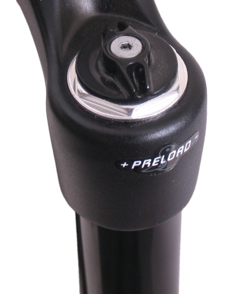 Federgabel Spinner 29" 1 1/8" mit lock-out - ahead  - PM disc - Mattschwarz