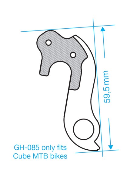 Schaltauge Marwi GH-085 Bianchi / Cube