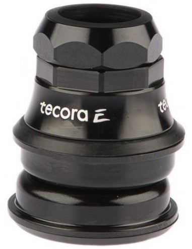 Steuersatz Tecora 1" semi-integriert - Schwarz