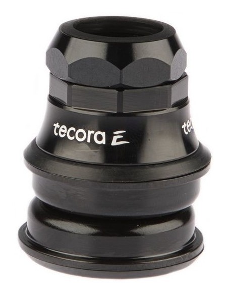 Steuersatz Tecora 1" semi-integriert - Schwarz
