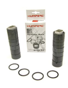 Distanzringe für Ahead 1-1/8" - Schwarz ( 20 teilig)