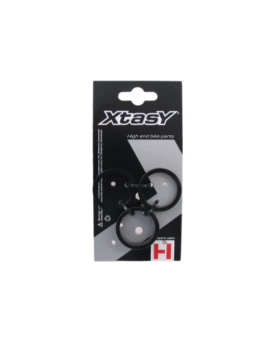 Distanzringe 1-1/8" (ø28.6) 3-teilig 2/5/10mm Schwarz