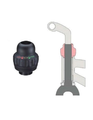 Steuersatz 1" Post Moderne OT-903-42 mit Lenkerschloß - ø25,4 / 27,0 / 34,0 mm