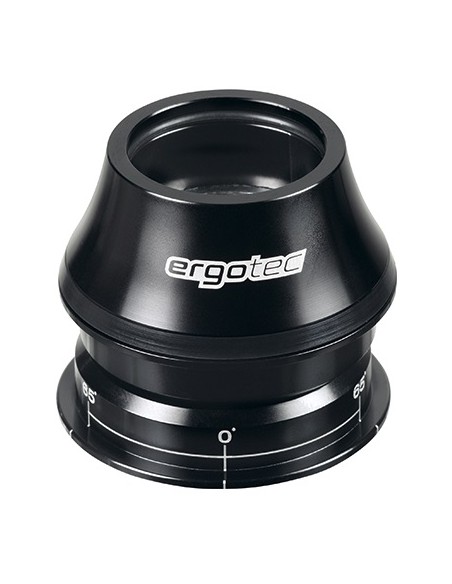 Steuersatz Ergotec A118SAC-ES 1-1/8" semi-integriert mit 65 ° Lenkerschloss - Schwarz