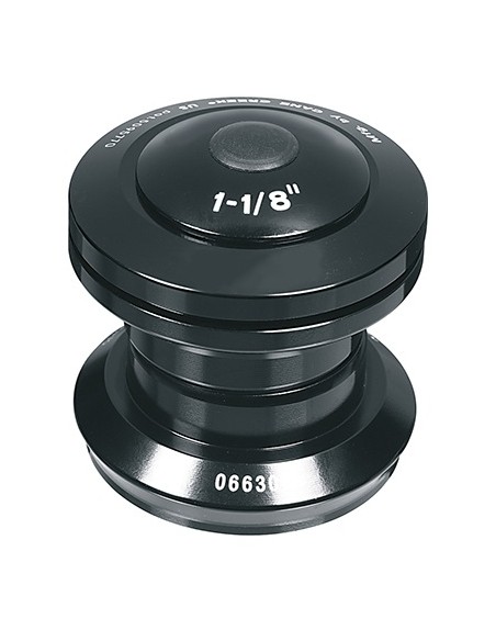Steuersatz Ergotec A118SAK ahead 1 1/8" ohne Gewinde - Schwarz