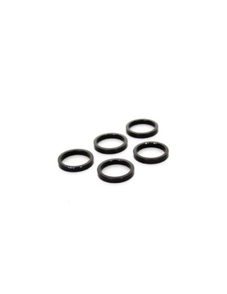 Distanzringe für Ahead Vorbau  1-1/8" 5 mm - black (5 Stück)