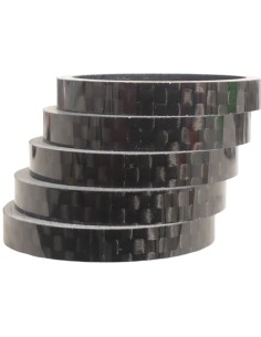 Distanzringe für Ahead Vorbau  1-1/8" 5 mm - Carbon (5 Stück)