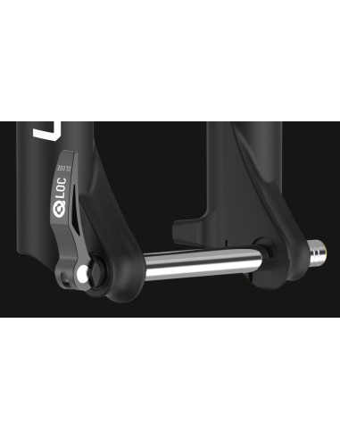 Vordergabel  27,5" Suntour Mobie25 AIR LOR 1,5"  1-1/8" Gabelschaft - PM-Bremsbacken - 75 mm Federweg