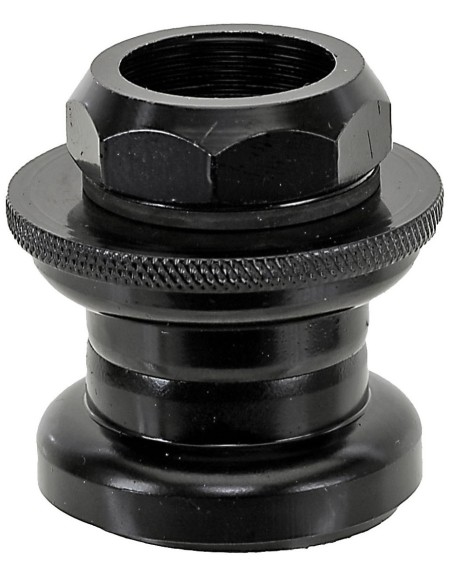 Steuersatz 1" Eco Ahead für 25,4mm Lenker (B130mm / B230mm) Stahl - Schwarz