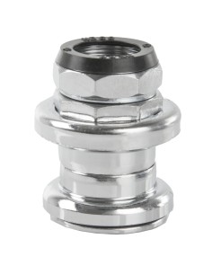 Steuersatz 1" Eco Ahead für 25,4mm Lenker (B130mm / B230mm) Stahl - Silber