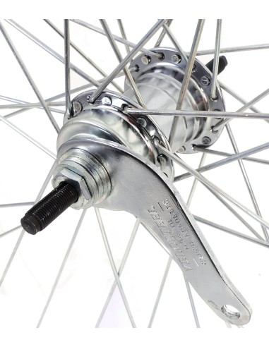 Hinterrad 28 x 1/4" ZAC 19 mit Favorit-Bremsnabe - Silber