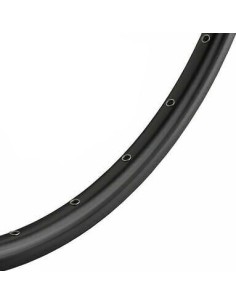 Felge Ryde ZAC 19 28 "/ 622 * 19C Aluminium - 36 Löcher 14G - schwarz ungeschnitten