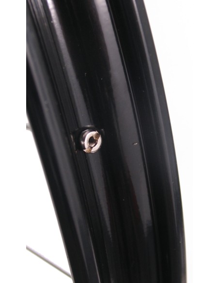 Vorderrad 28* 1 1/2 Schwarz Chrom-Naben