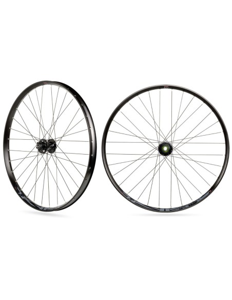 Laufradsatz Rodi TRYP 35 27,5 "/ 650B mit Boost-Through-Achse 15x110 und 12x148 - 6-Loch-Bremsscheibenhalterung - 8/9/10/11 fach