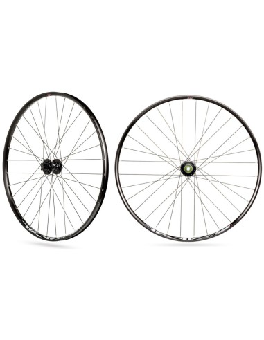 Laufradsatz Rodi TRYP 25 27,5" für eine Steckachse 15x100 und Schnellspanner 9x135 - 6 Schrauben Bremsscheibenhalterung - 8/9/10