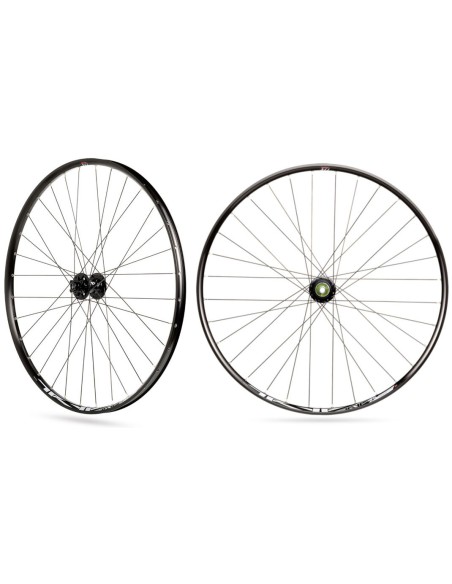 Laufradsatz Rodi TRYP 25 27,5" mit Steckachse 15x100 und Schnellspanner 9x135 - 6 Schrauben Bremsscheibenhalterung - 8/9/10/11 f