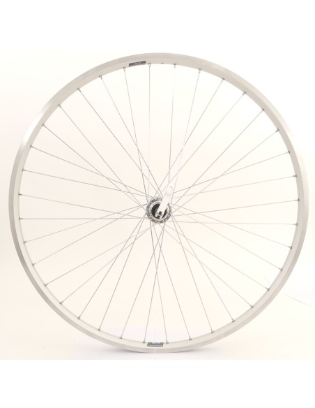 Hinterrad 28 * 1/4 Zac-19 Silber Freewheel QR