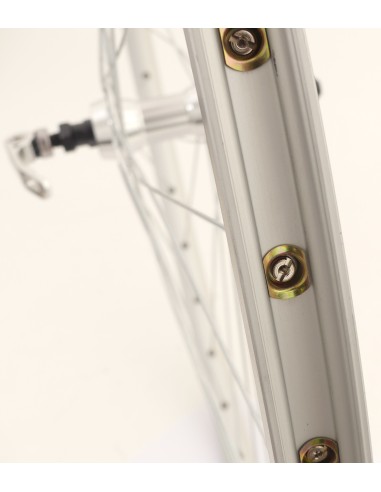 Hinterrad 28 * 1/4 Zac-19 Silber Freewheel QR