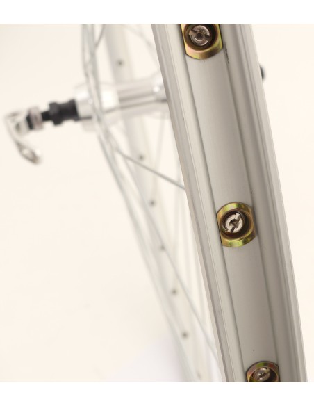 Hinterrad 28 * 1/4 Zac-19 Silber Freewheel QR