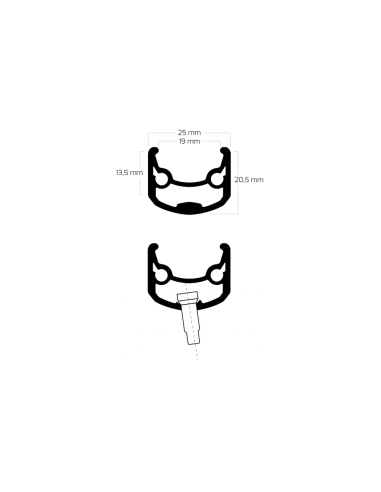 Hinterrad 28" / 622x19C Ryde Andra 30 felge mit Shimano Nexus 3 bremsnabe - schwarz