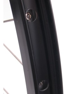 Hinterrad 28/29 "/ 622x19C Ryde Andra 30 Felge mit Shimano FH-M525 7/8/9 Nabe für 6-Loch-Bremsscheibe - Schwarz