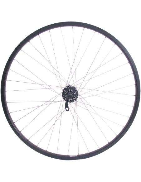 Vorderrad 28/29 "/ 622x19C Ryde Andra 30 Felge mit Shimano FH-M525 7/8/9 Nabe für 6-Loch-Bremsscheibe - Schwarz