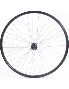 Hinterrad 28/29 "/ 622x19C Ryde Andra 30 Felge mit Shimano FH-MT200 Nabe für Center Lock Bremsscheibe - schwarz