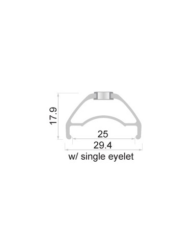 Laufradsatz 29" Rodi Ready 25 Disc - 15x100 + 12x142 mm Thru Axle - 10/11 fach