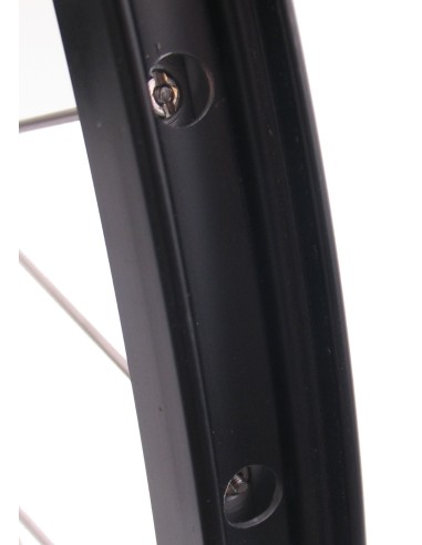 Vorderrad 559x19C Ryde Andra 30 Felge mit Shimano FH-M525 Nabe für 6-Loch-Bremsscheibe - Schwarz