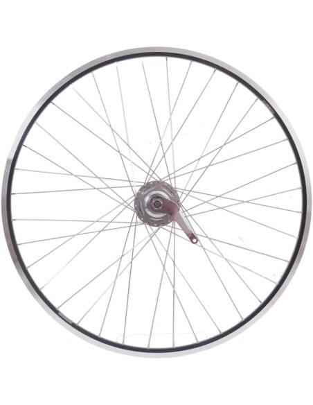 Hinterrad 28" / 622 x 19C Ryde ZAC19 Felge mit Shimano Nexus 7 Bremsnabe - Schwarz / Silber