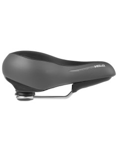 Fahrradsattel Velo Newport Gemini mit O-zone und Memory-Schaum - Schwarz