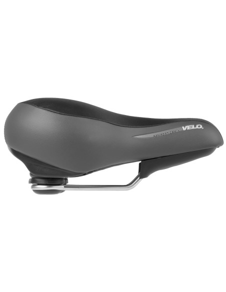 Fahrradsattel Velo Newport Gemini mit O-zone und Memory-Schaum - Schwarz