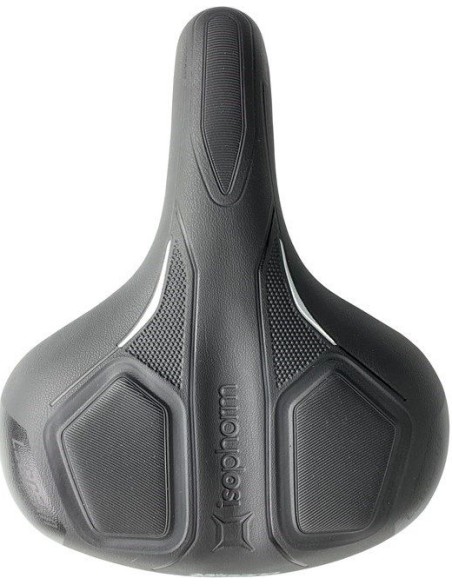 Fahrradsattel  Selle Bassano Leggera Isophorm City - Schwarz