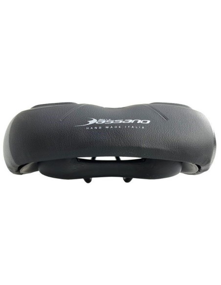 Fahrradsattel Selle Bassano Leggera Isophorm City Man - Schwarz