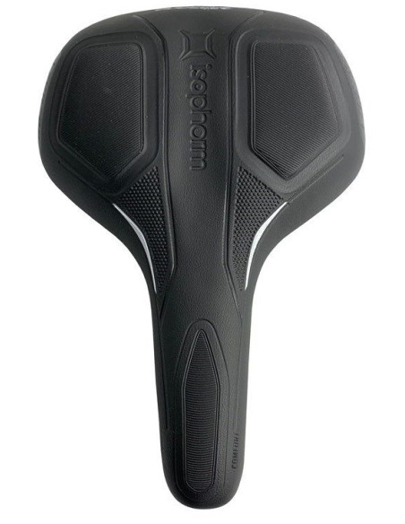Fahrradsattel Selle Bassano Leggera Isophorm City Man - Schwarz