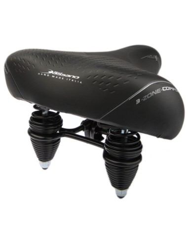 Fahrradsattel Selle Bassano Volare XXL Cruiser - Schwarz