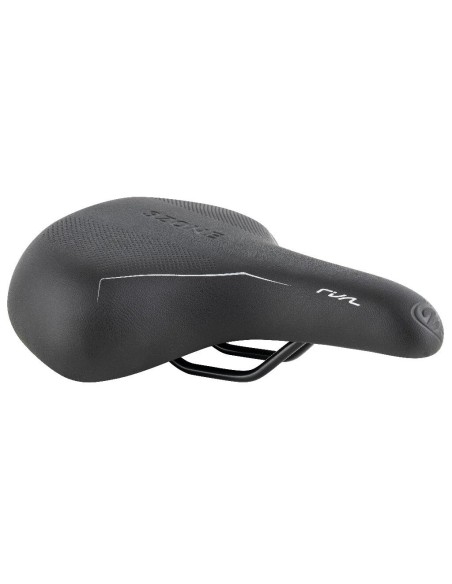 Fahrradsattel Selle Bassano Rivale 3zone City - Schwarz