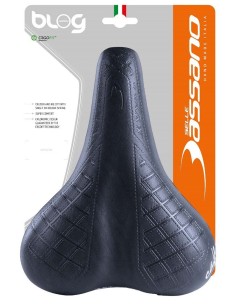 Fahrradsattel Selle Bassano Cafe Racer Bobber für Herren - Schwarz