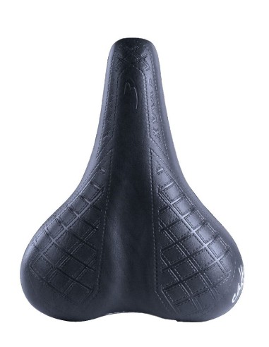 Fahrradsattel Selle Bassano Cafe Racer Bobber für Herren - Schwarz