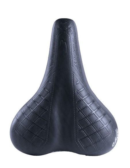 Fahrradsattel Selle Bassano Cafe Racer Bobber für Herren - Schwarz