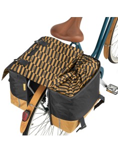 Recycelte Doppelpacktasche Urban Proof 40 Liter - Grau/Gelb