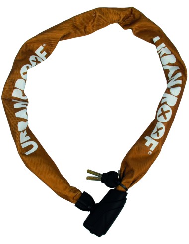 Kettenschloß Urban Proof 8mm x 100cm - Gelb