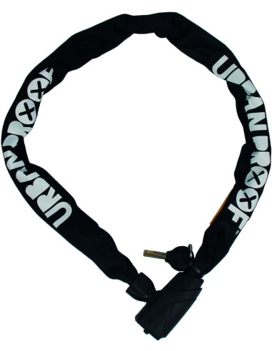 Kettenschloß Urban Proof ø8mm x 100cm - Schwarz