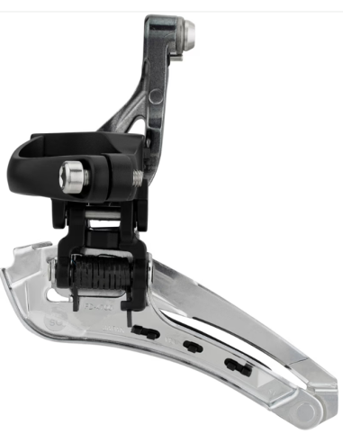 Umwerfer 2 x 10 fach Shimano Tiagra FD-4700 ø28,6 - ø31,8 mm Schelle / Down-Pull 61-66° 46-53Z - Schwarz/Silber