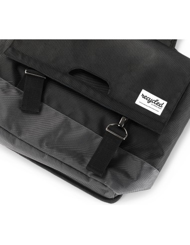 Recycelte Doppelpacktasche Urban Proof 55 Liter - Schwarz/Grau