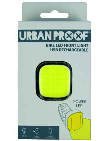 Scheinwerfer LED Urban Proof High Power Quadratisch - USB wiederaufladbar