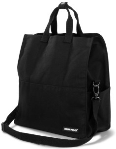 Recycelte Fahrradtasche Urban Proof City Tote Bag 22 Liter 36 x 32 x 19 cm   Schwarz