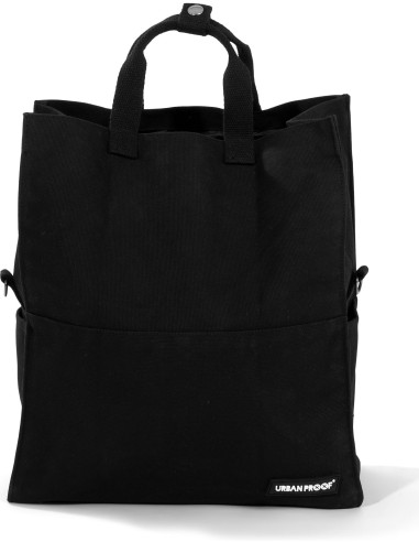Recycelte Fahrradtasche Urban Proof City Tote Bag 22 Liter 36 x 32 x 19 cm   Schwarz
