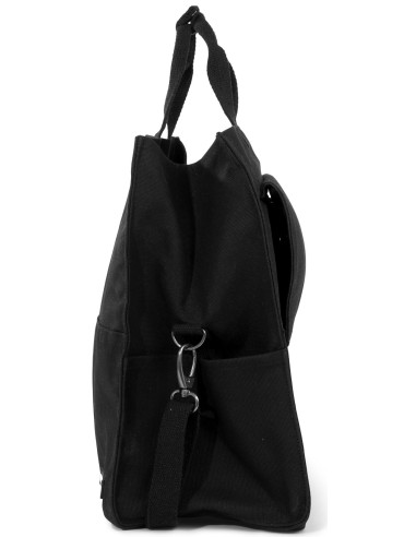 Recycelte Fahrradtasche Urban Proof City Tote Bag 22 Liter 36 x 32 x 19 cm   Schwarz